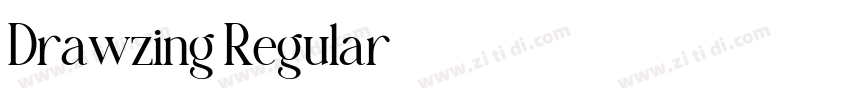 Drawzing Regular字体转换 Drawzing Regular字体转换